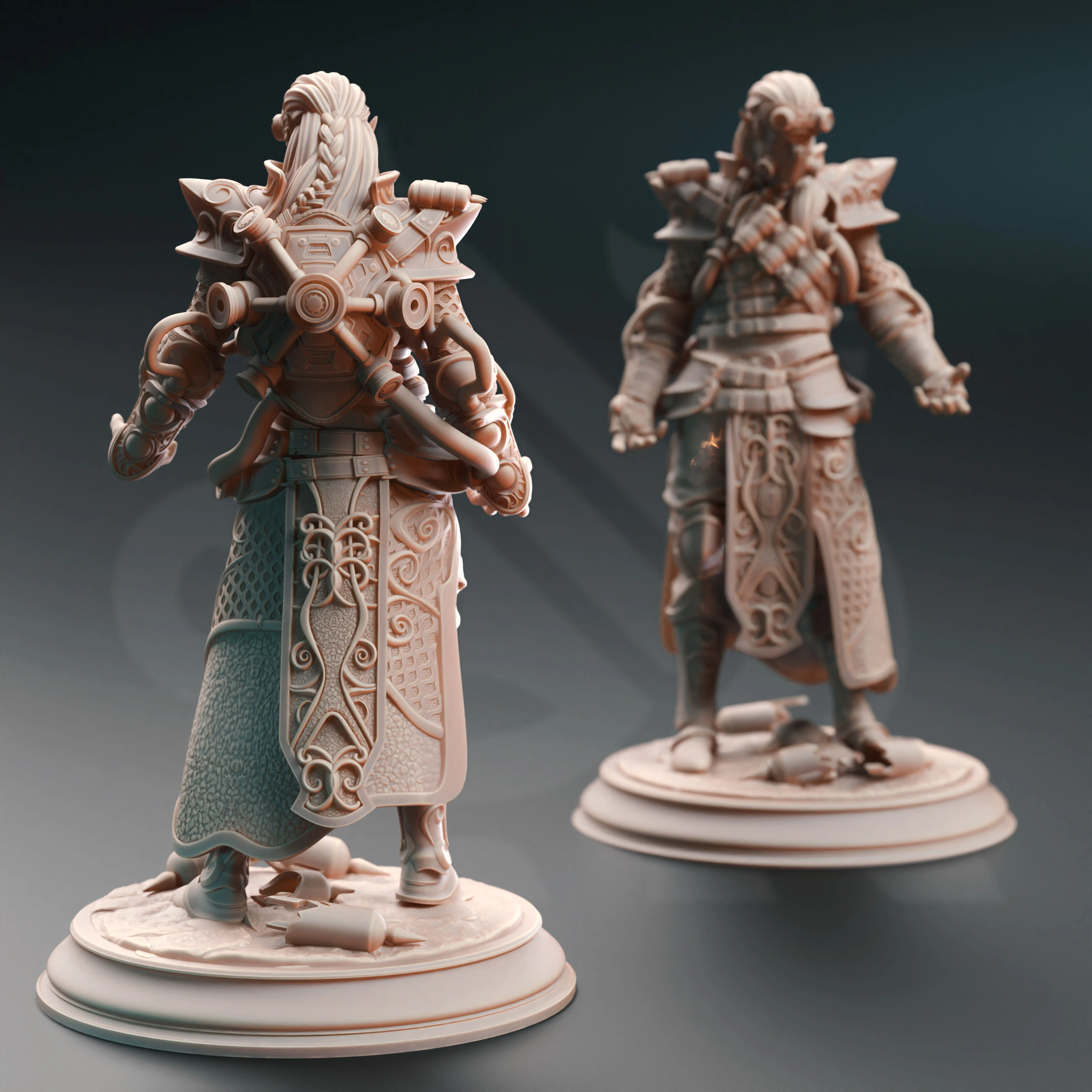 ヴァイアル アルケミスト・ミニ The Alchemist mini Elven Alchemist | DnD Miniature | Dungeon Forge